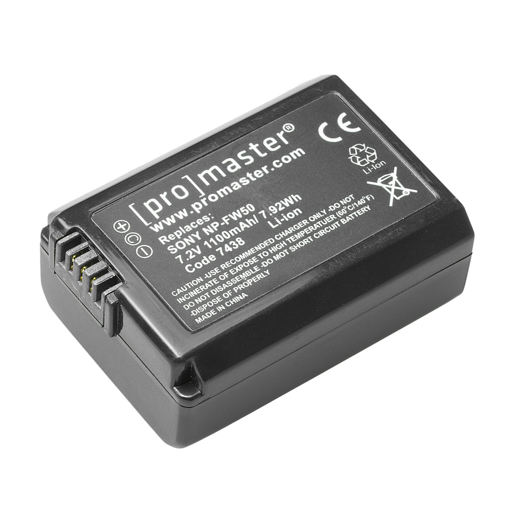 Promaster PRO NP-FW50 Battery f/Sony 7438
