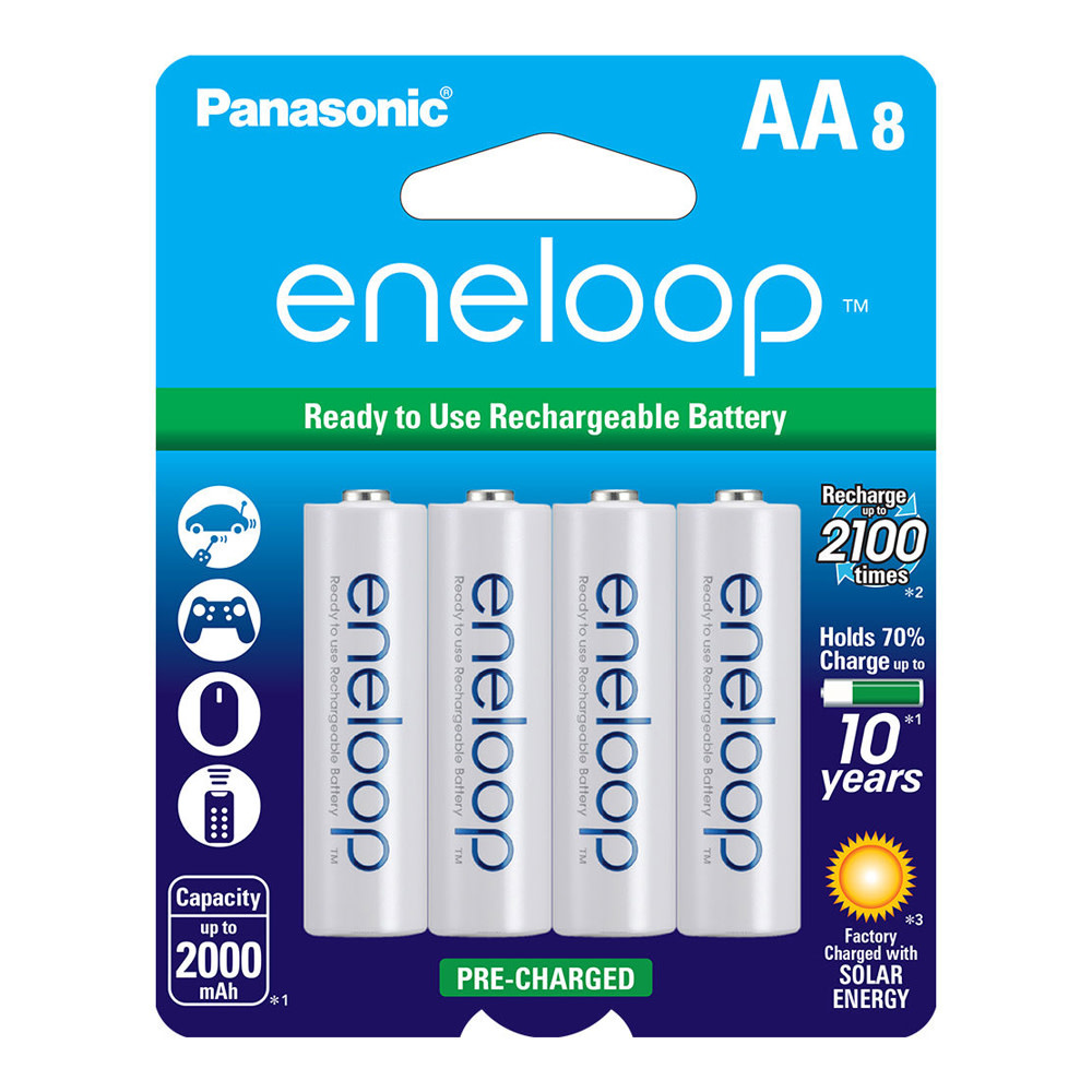Panasonic Panasonic Eneloop AAA Rechargeable Batteries Garland Camera
