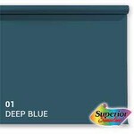Savage 53in x 36ft Deep Blue Background Paper Superior