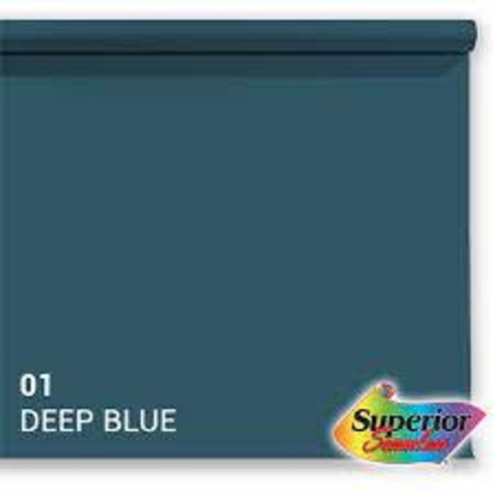 Savage 53in x 36ft Deep Blue Background Paper Superior