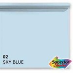 Savage 53in x 36ft Sky Blue Background Paper Superior