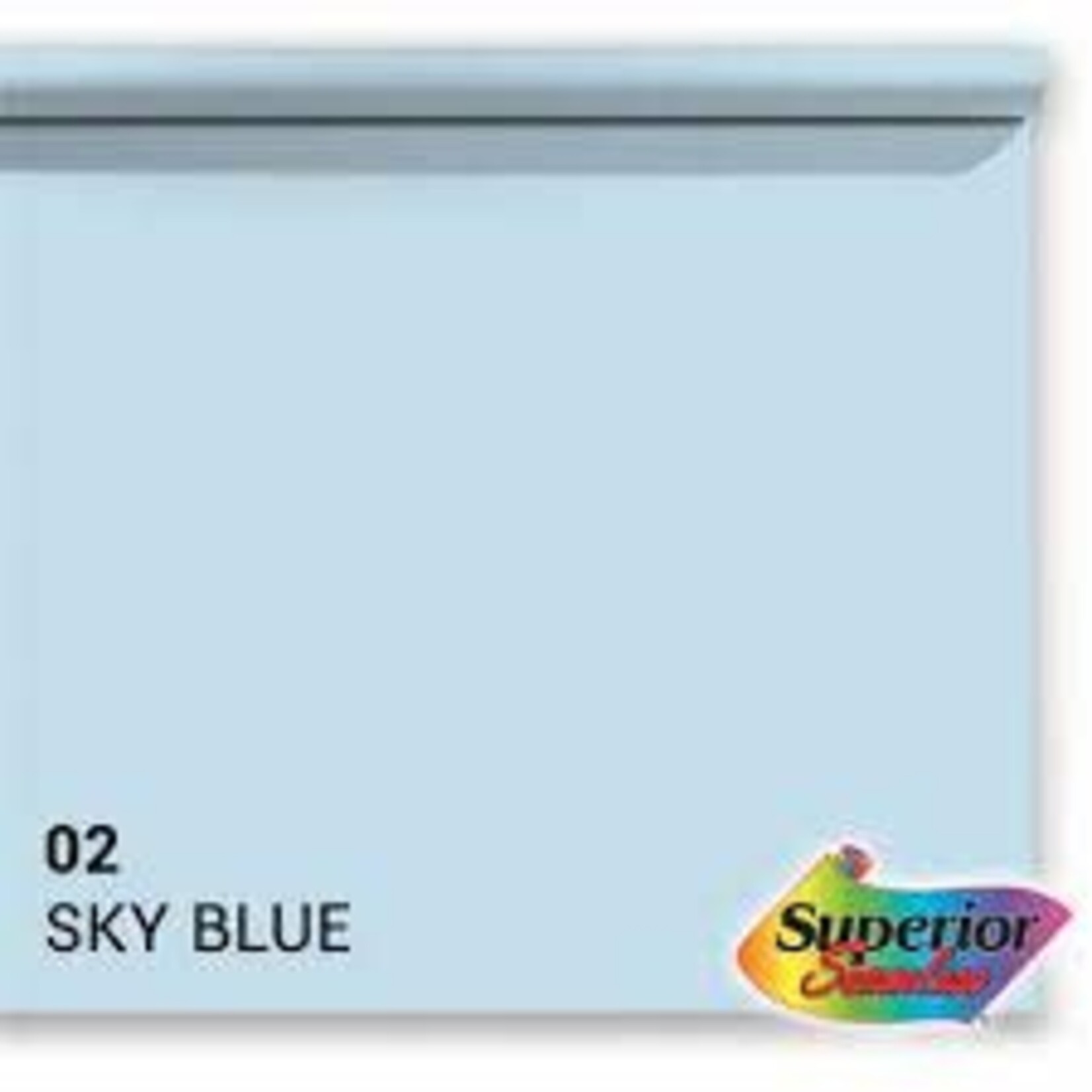 Savage 53in x 36ft Sky Blue Background Paper Superior