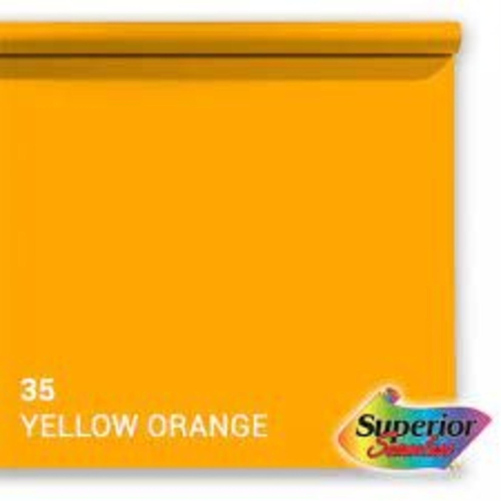 Savage 53in x 36ft Yellow-Orange Background Paper Superior