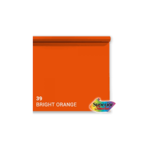 Savage 53in x 36ft Bright Orange Background Paper Superior