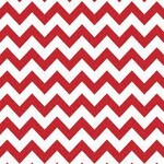 Savage 53in x 18ft Red & White Chevron Printed Savage Background Paper