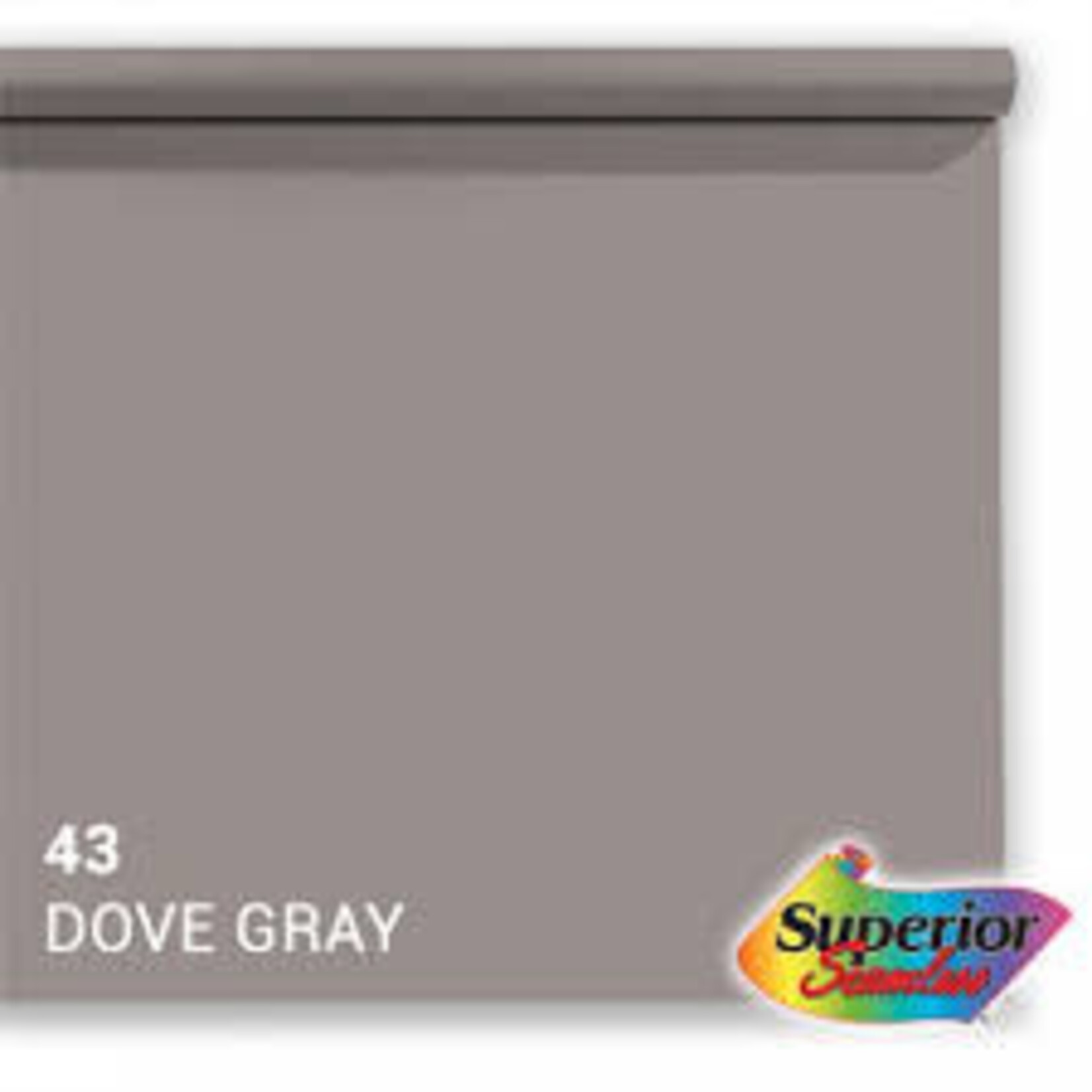 Savage 53in x 36ft Dove Gray Background Paper Superior
