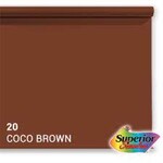 Savage 107in x 36ft Coco Brown Background Paper Superior