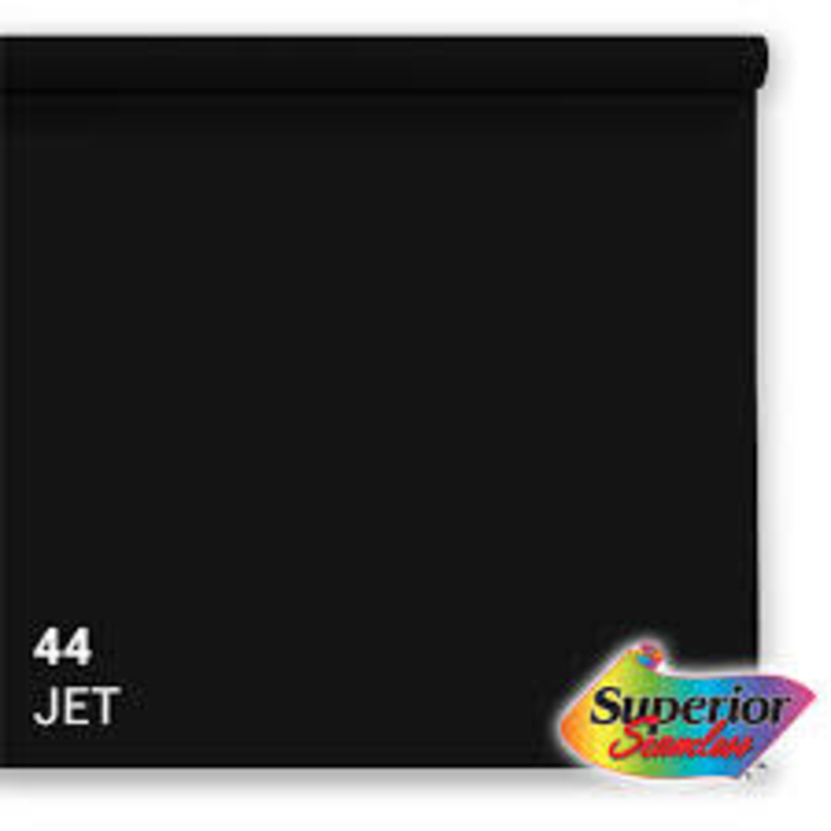 Savage 107in x 36ft Jet Black Background Paper Superior