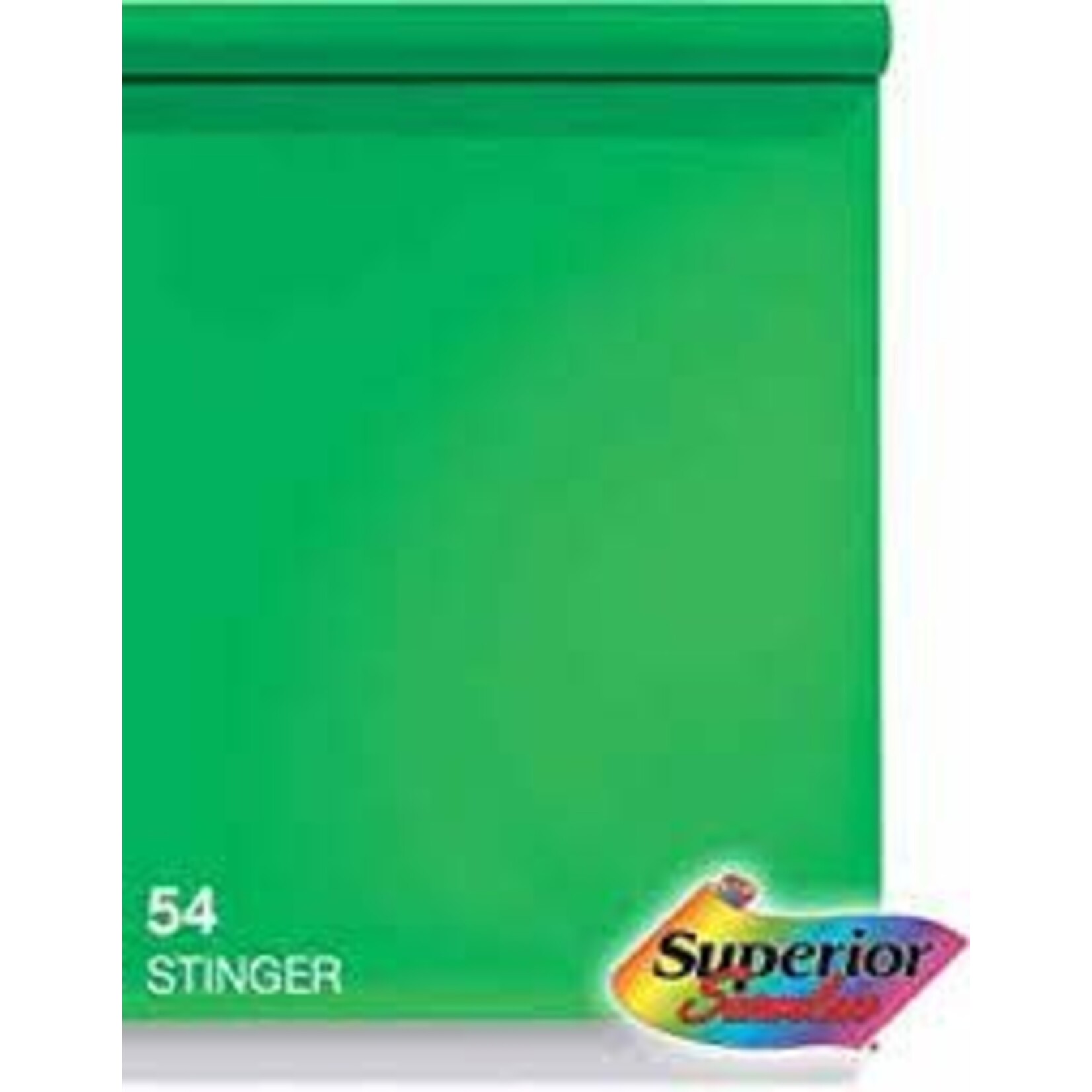 Savage 107in x 36ft Chroma Green (Stinger) Background Paper Superior