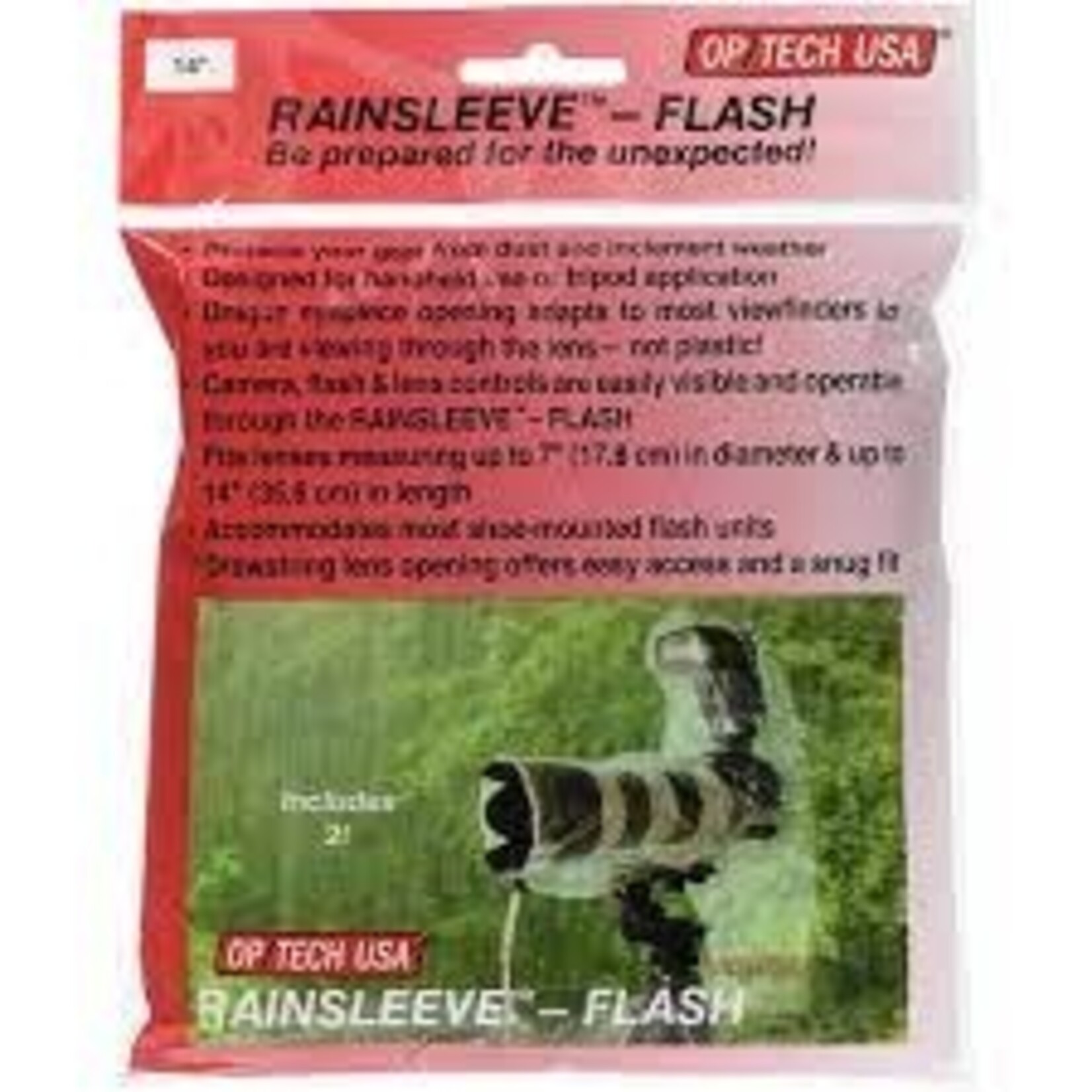 OP/Tech Op/Tech Rain Sleeve Flash 14in - 2 Pack 9001142