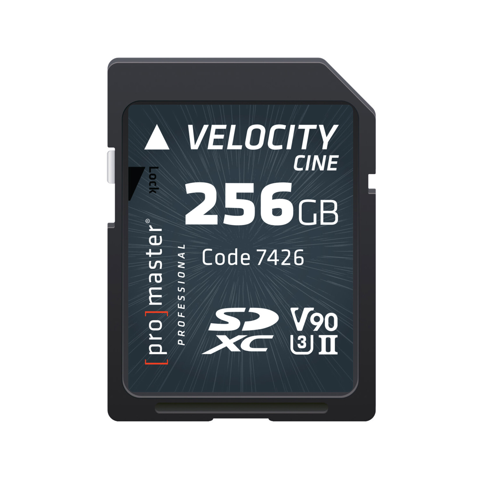 Promaster PRO Velocity Cine 256GB V90 SDXC 7426