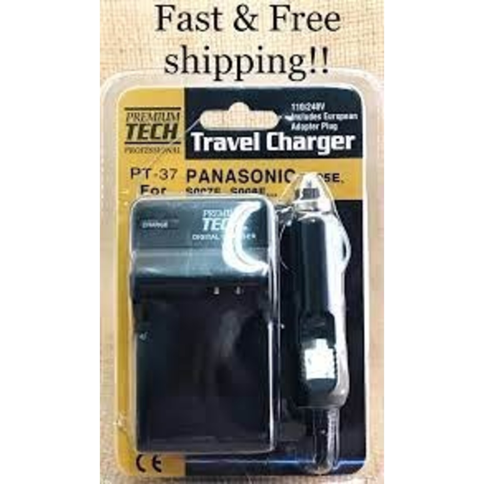 VT PT-37 Charger f/Panasonic S005E/S007E/S008E
