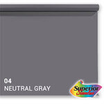 Savage 53in x 36ft Lunar Gray Background Paper Superior