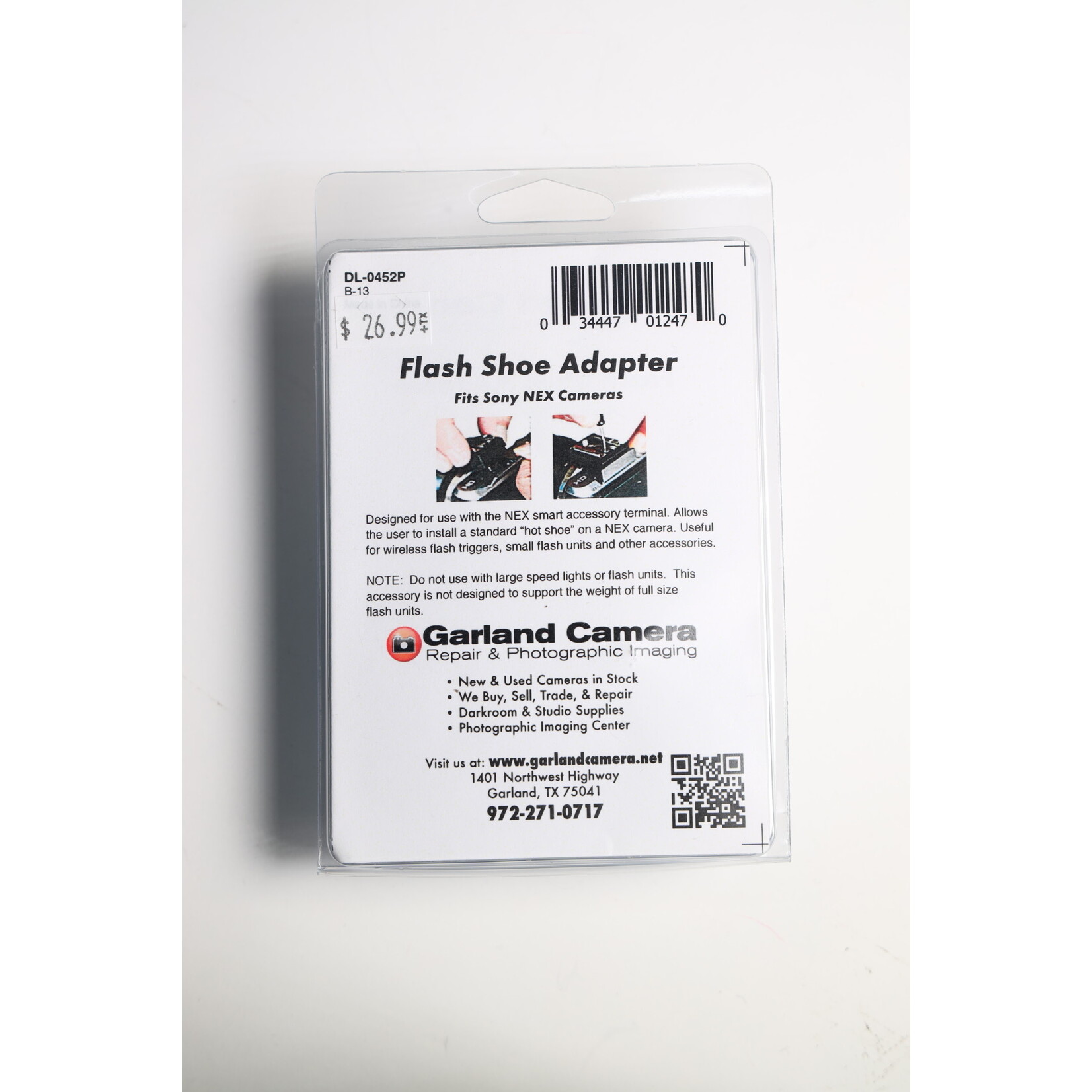GCPL GCPL Flash Shoe Adapter f/Sony NEX