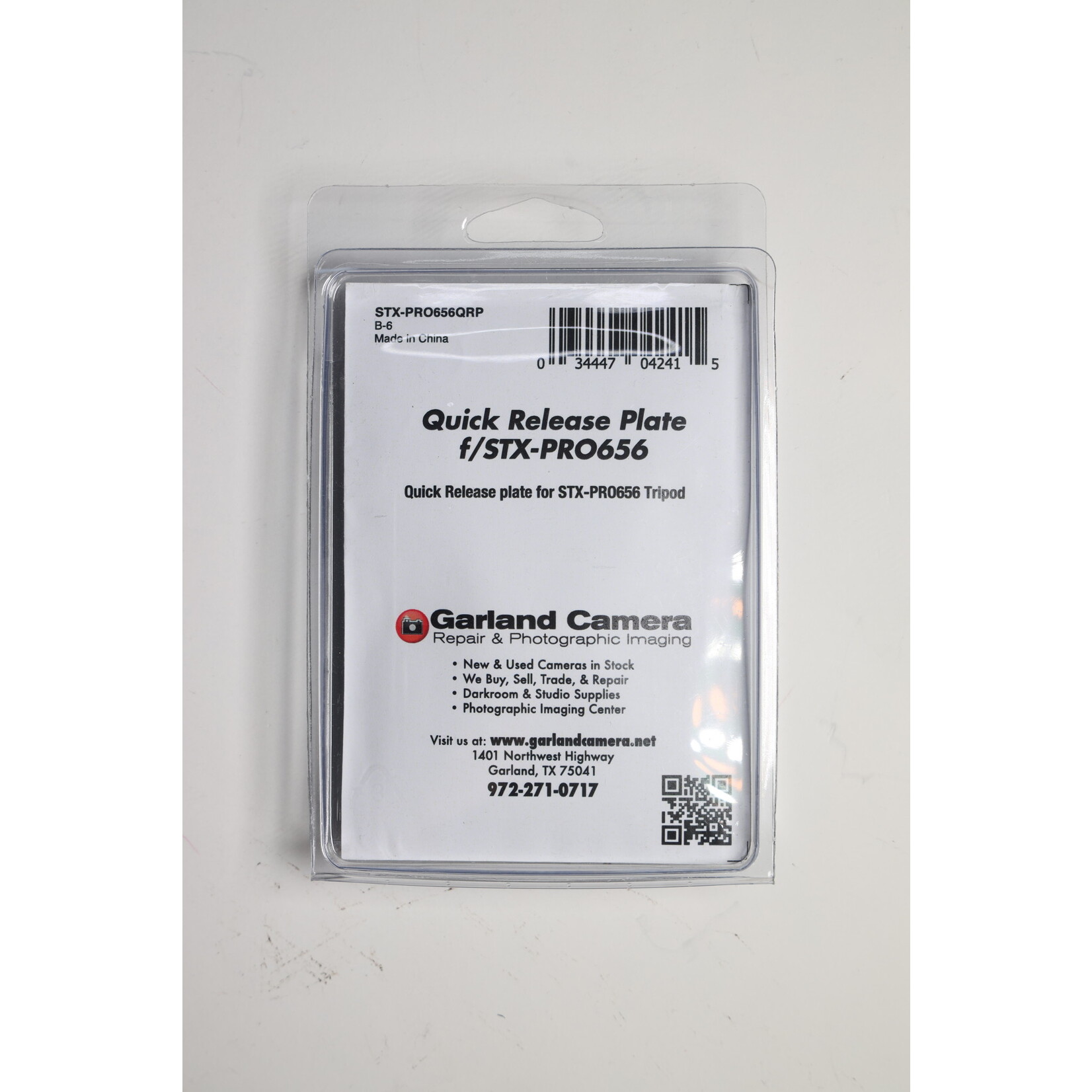 GCPL Quick Release Plate f/STX-PRO656