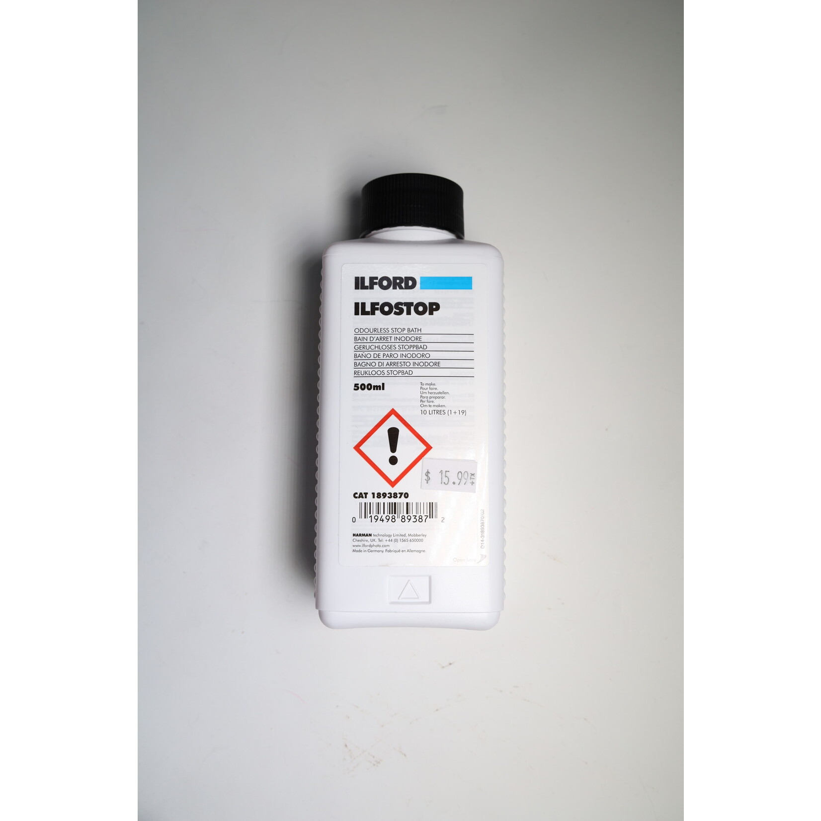 Ilford Ilford Ilfostop 500ml 1893870