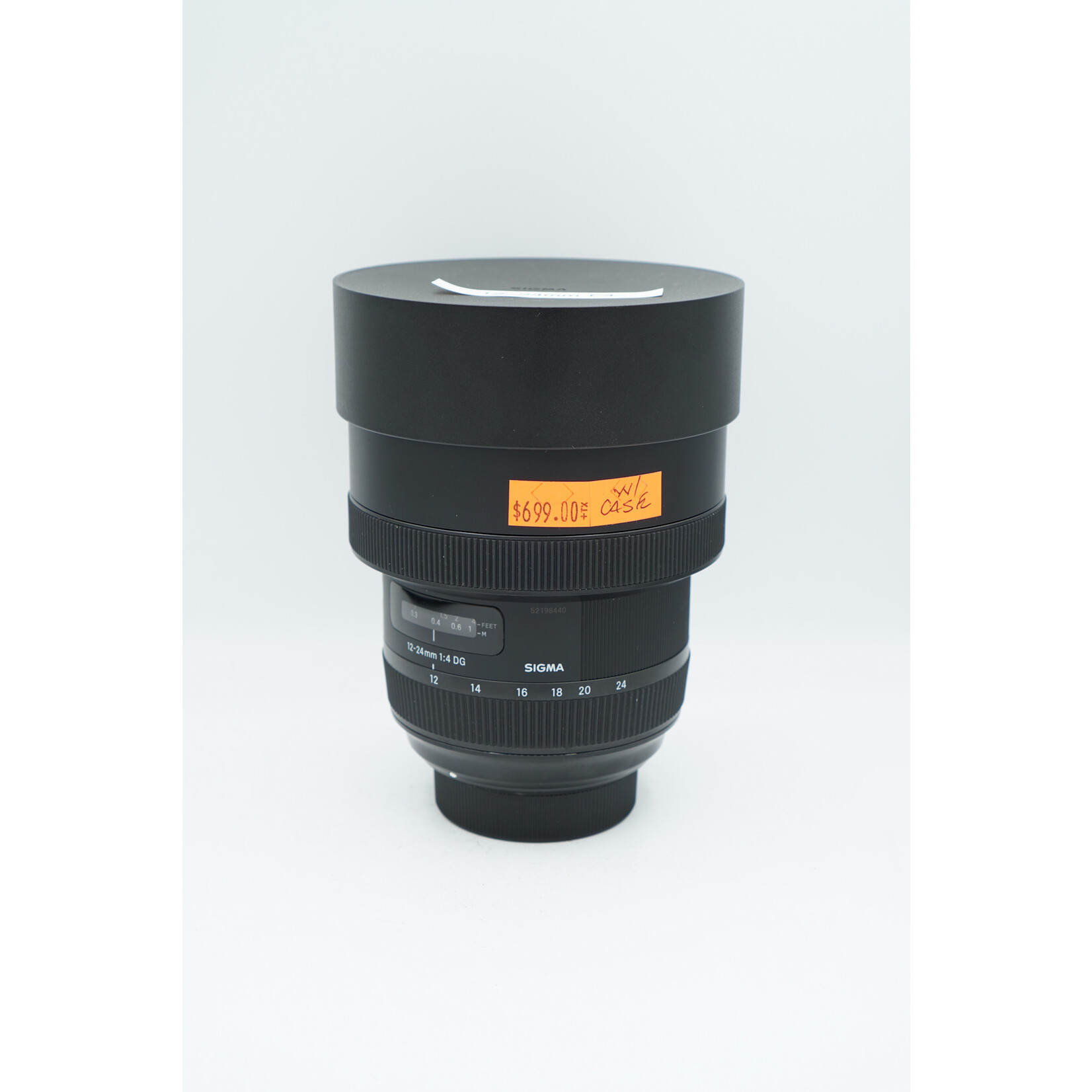 Sigma Sigma 12-24mm 1.4 DG Art f/Nikon SN#52198440