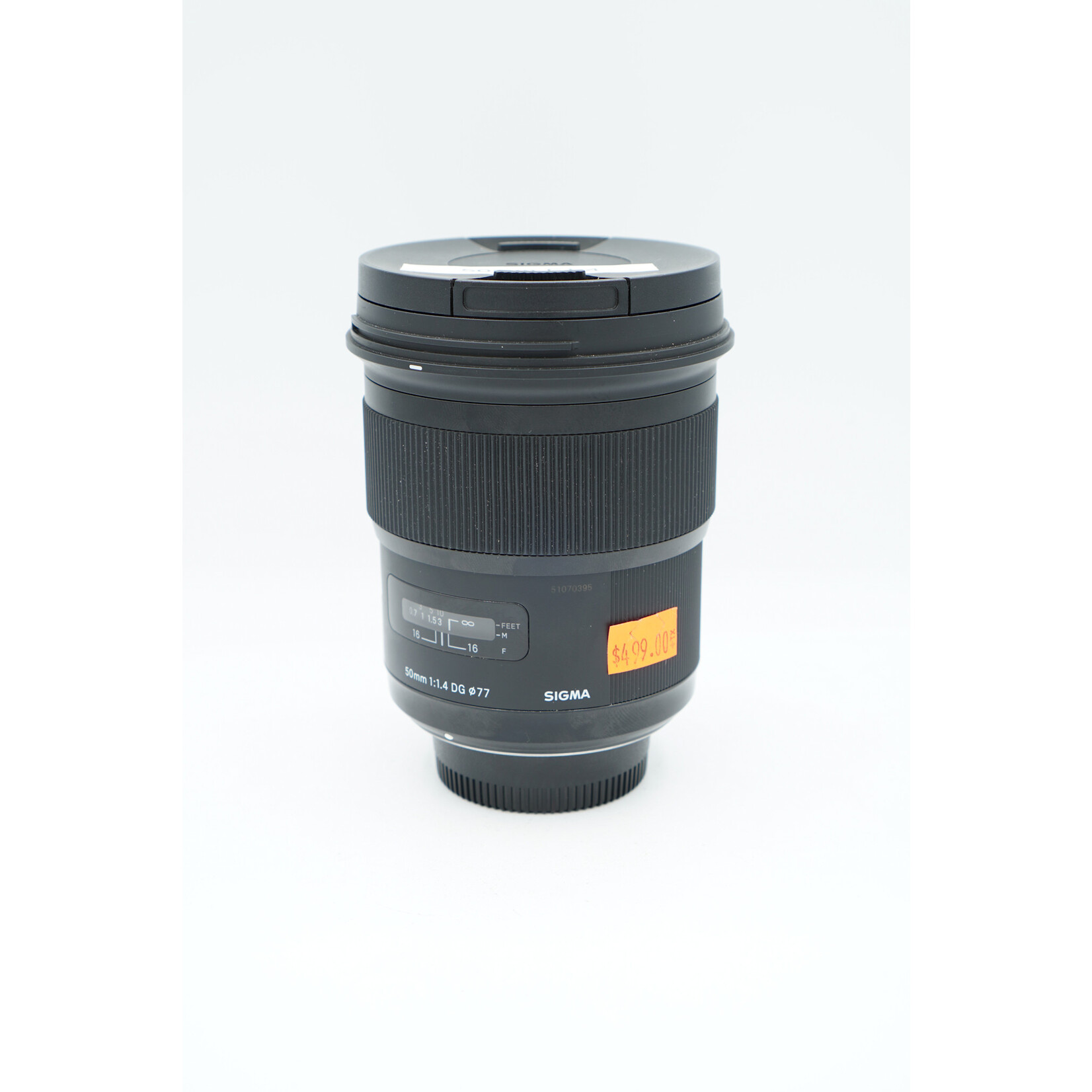 Sigma Sigma 50mm 1.4 f/Nikon SN#51070395