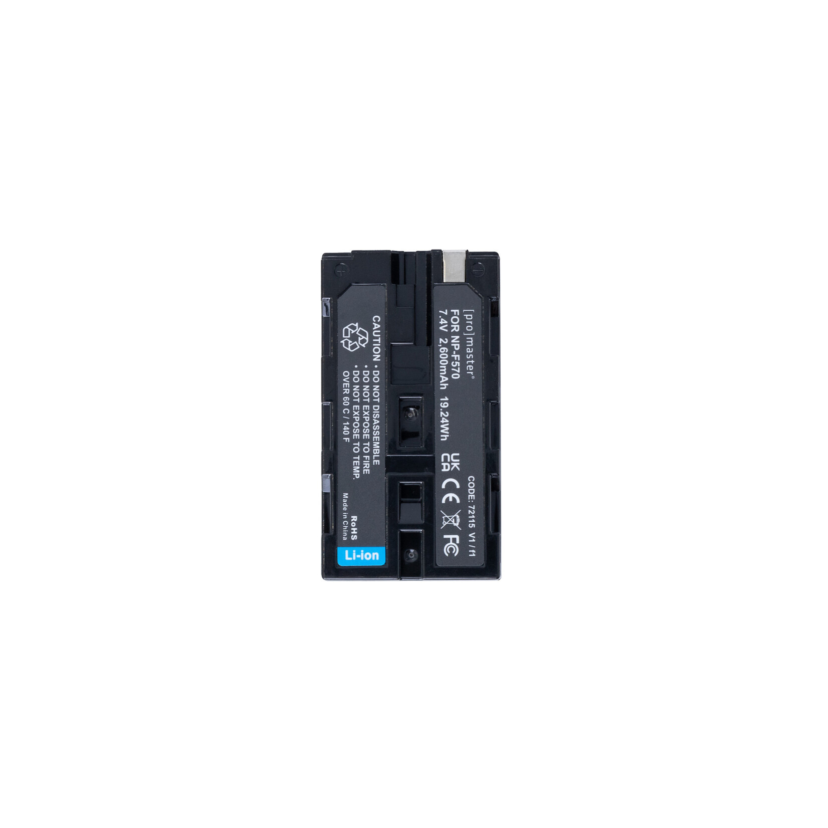 Promaster PRO NP-F570 Battery w USB-C Charging f/Sony 72115