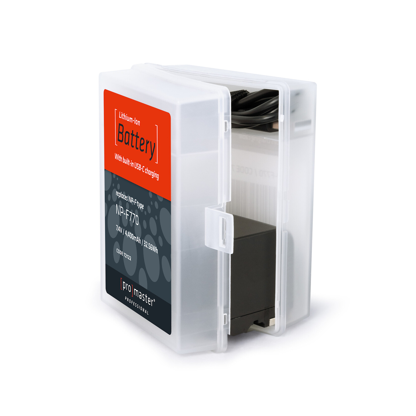 Promaster PRO NP-F770 USB Battery w/USBC Charging Port f/Sony 72122