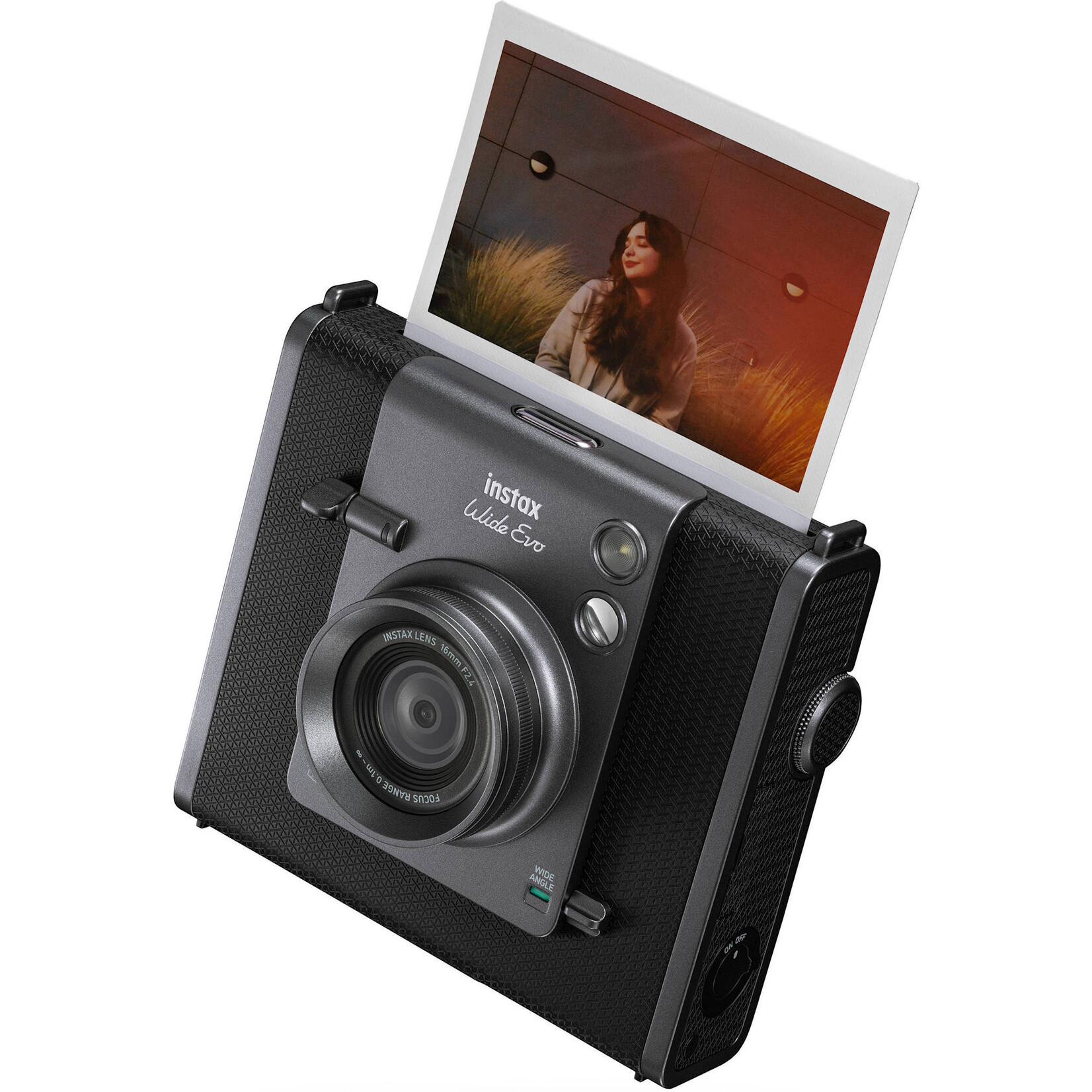 Fujifilm Fujifilm Instax Wide EVO Hybrid Instant Film Camera - Black