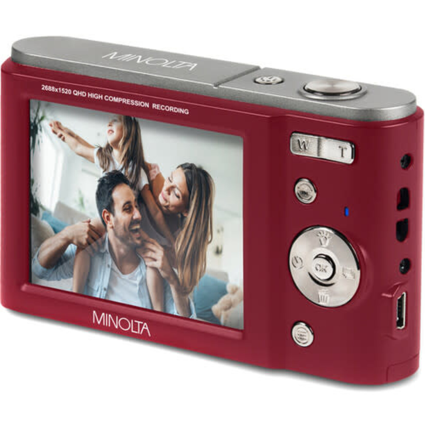 Minolta Minolta MND20 Digital Camera - Red