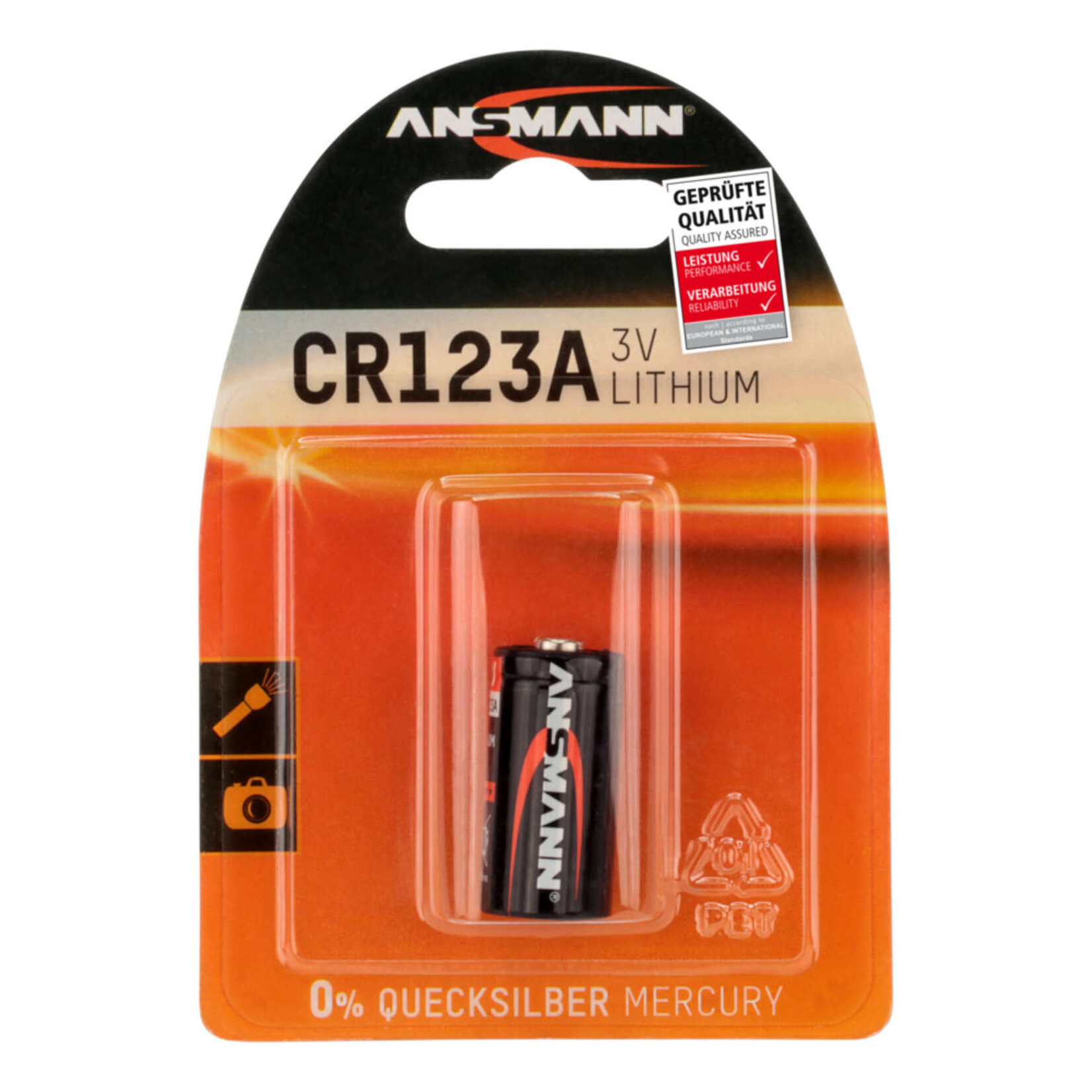 Ansmann Ansmann CR123A 3V Lithium Battery 3126