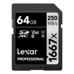 Lexar Lexar 64GB Pro SDXC 1667x UHS-II 4889