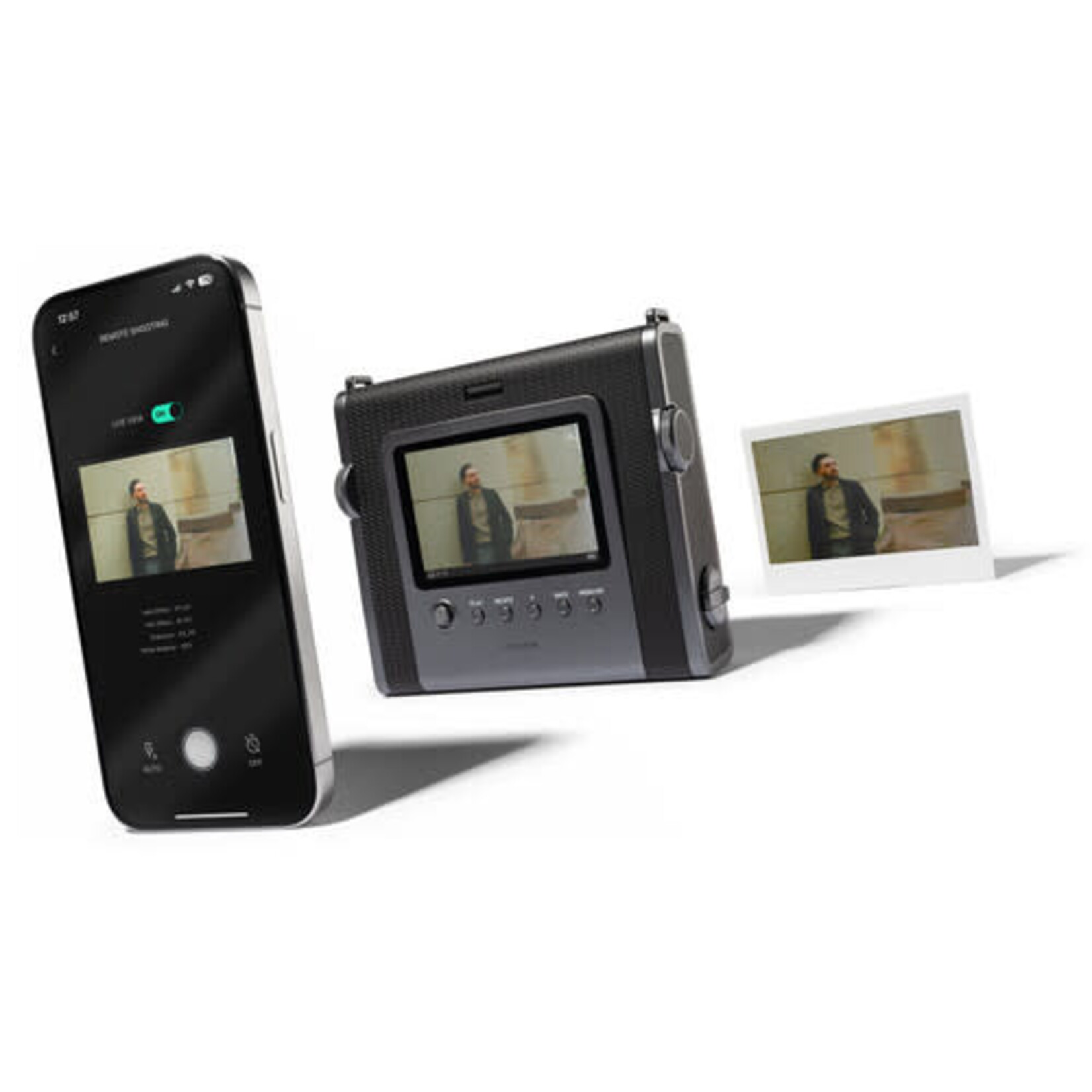 Fujifilm Fujifilm Instax Wide EVO Hybrid Instant Film Camera - Black