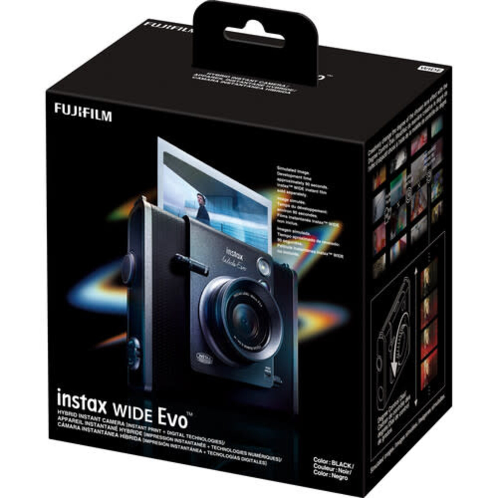 Fujifilm Fujifilm Instax Wide EVO Hybrid Instant Film Camera - Black