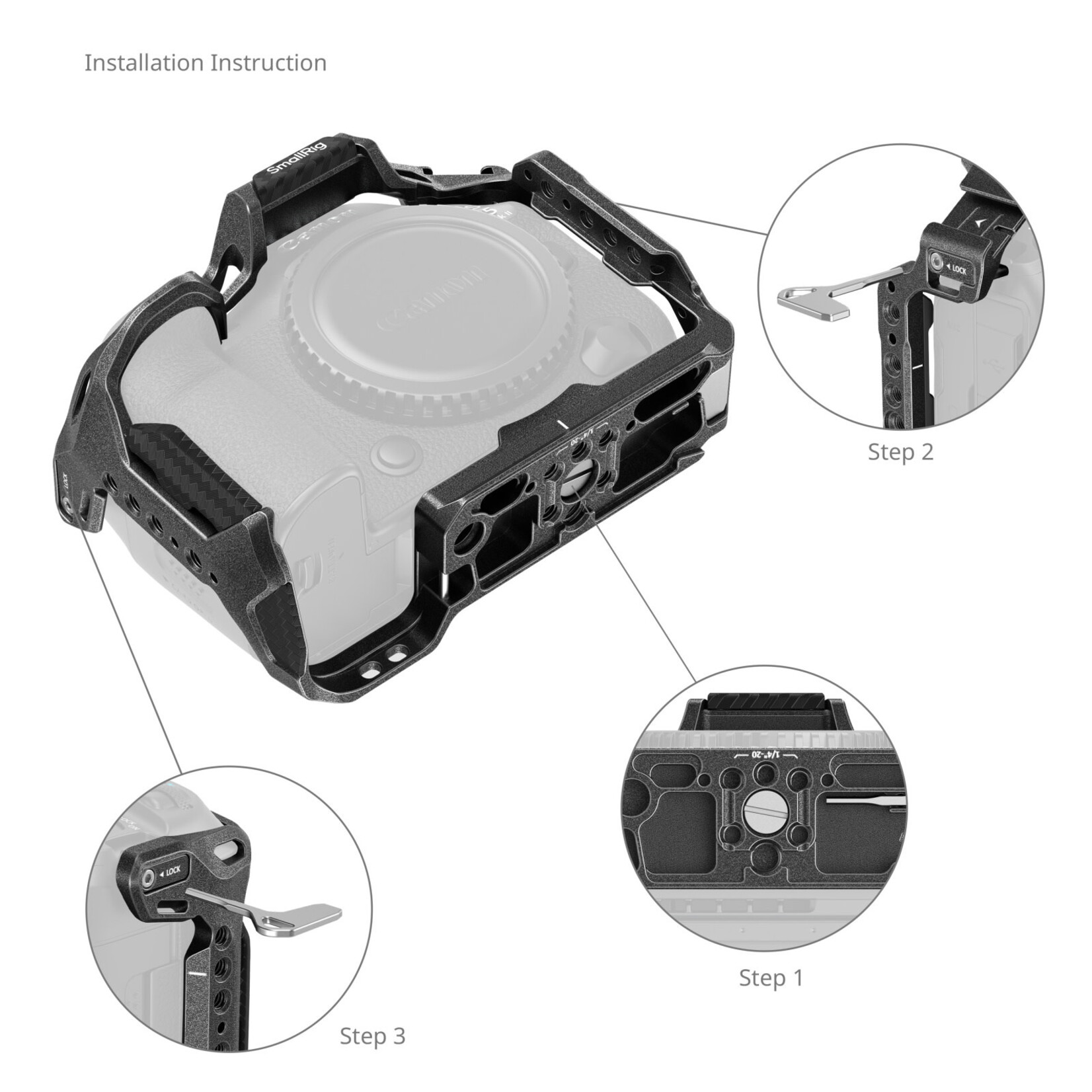 SmallRig SmallRig "Black Mamba" Cage f/Canon EOS R5 Mark II 4975