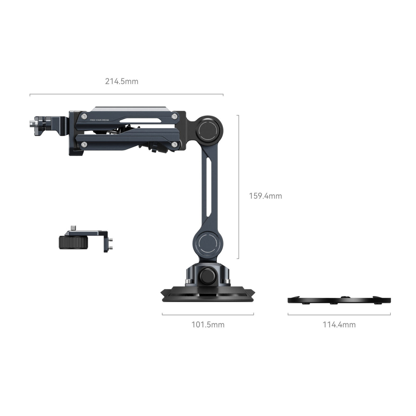 SmallRig SmallRig mini Shock Absorber Arm f/DJI Osmo Pocket 3/GoPro HERO13/Insta360 X4 5123