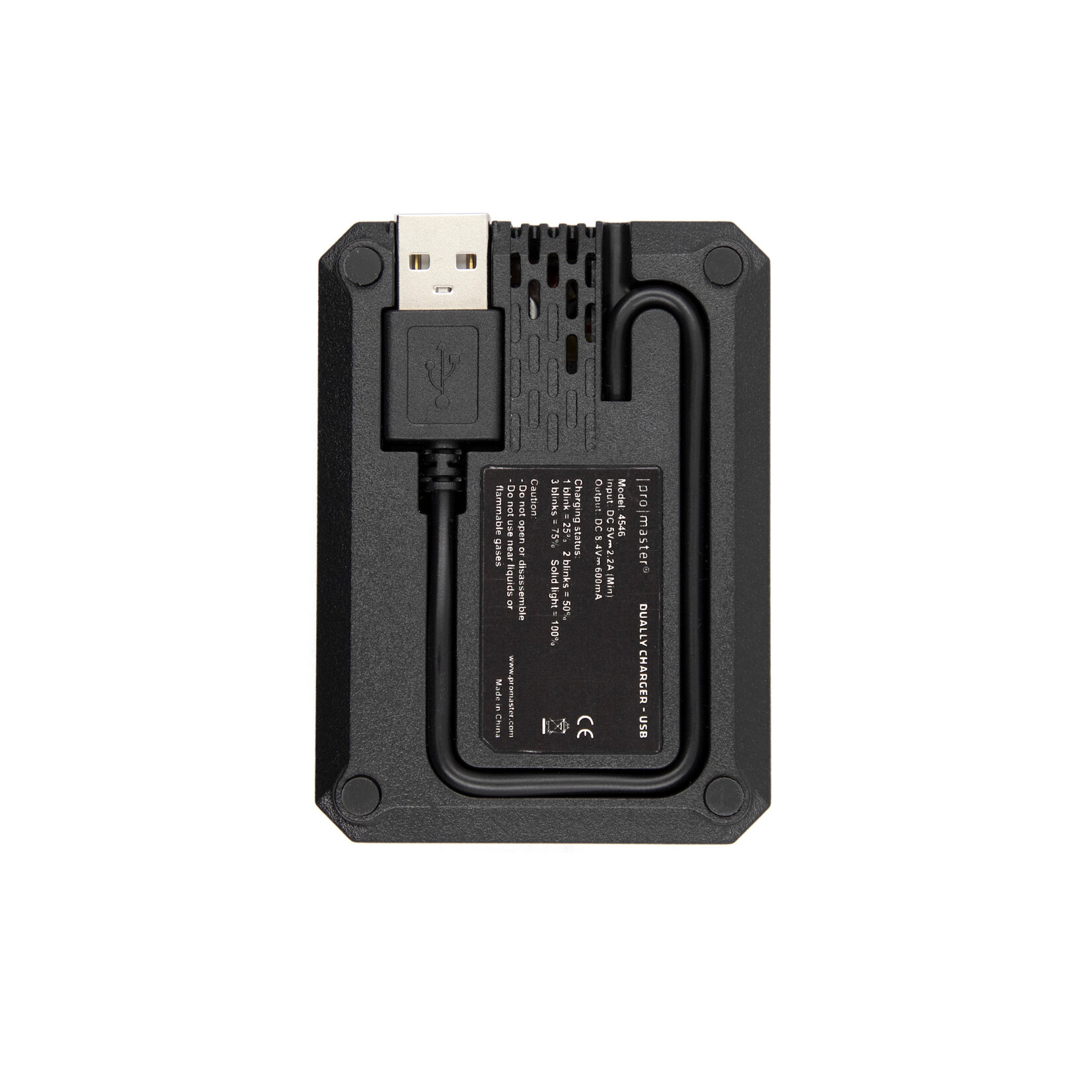 Promaster PRO Dually Charger - USB for Nikon EN-EL15/EN-EL15a/EN-EL15b/EN-EL15c