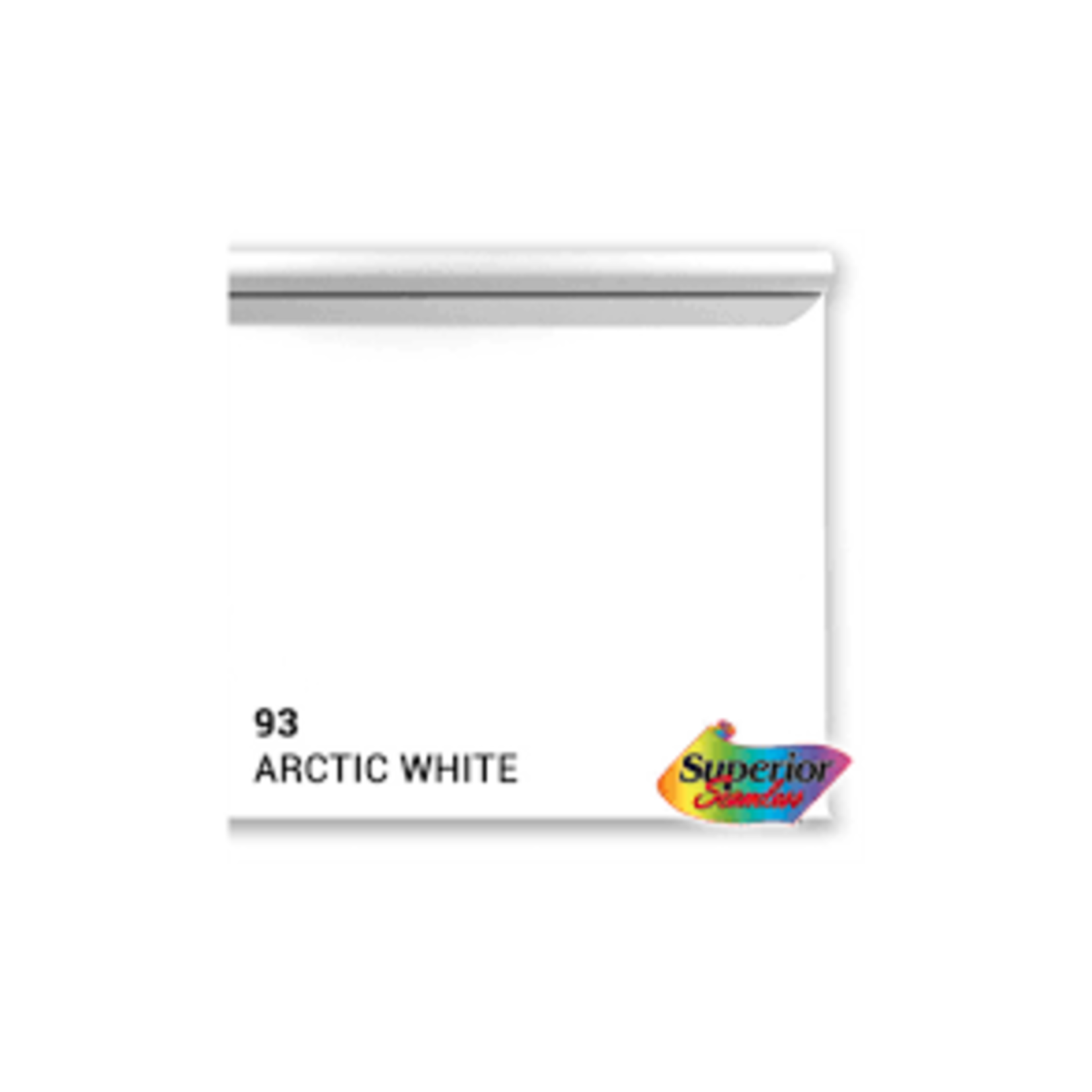 Savage 53in x 36ft Arctic White Background Paper Superior