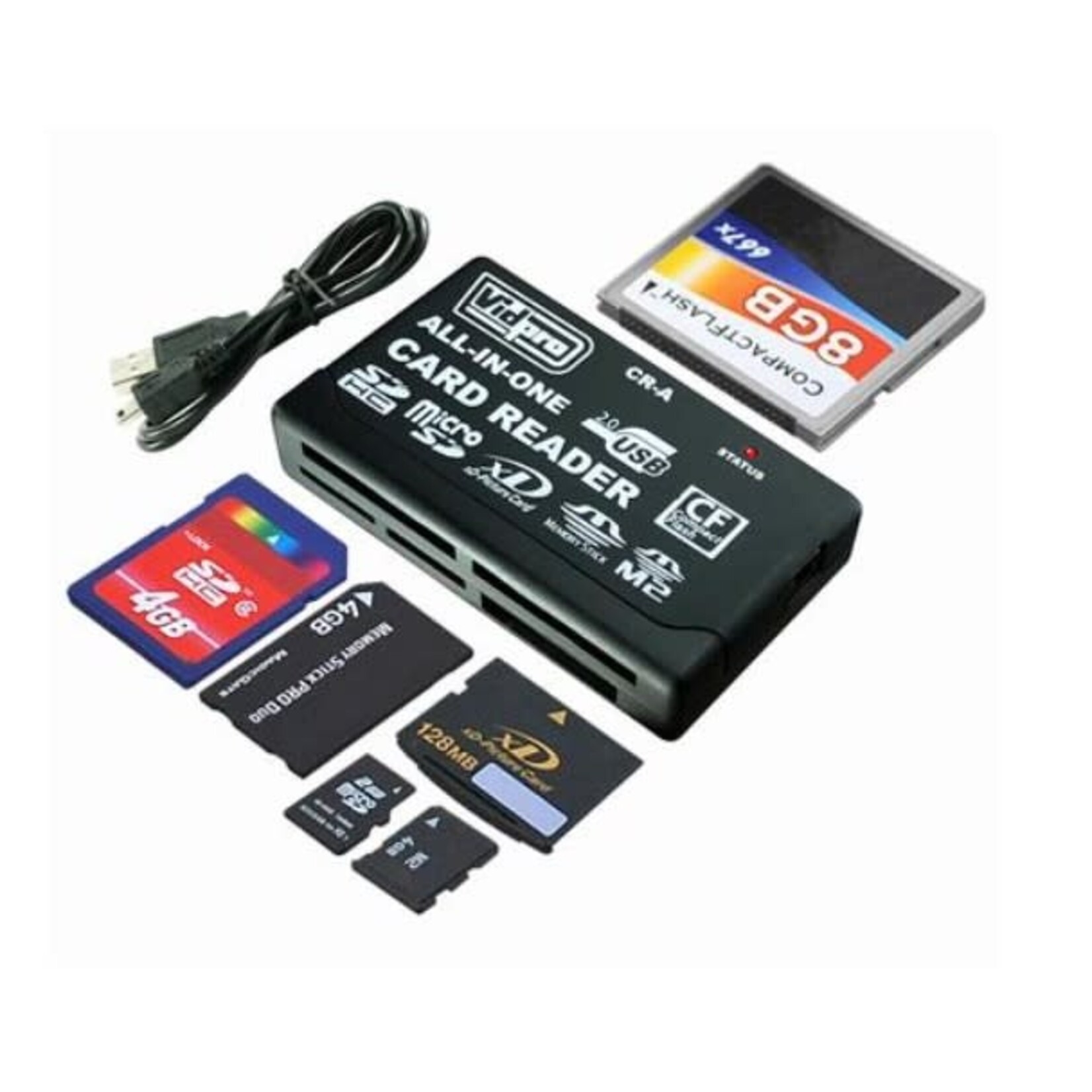Vidpro All-In-One USB Card Reader HQRM