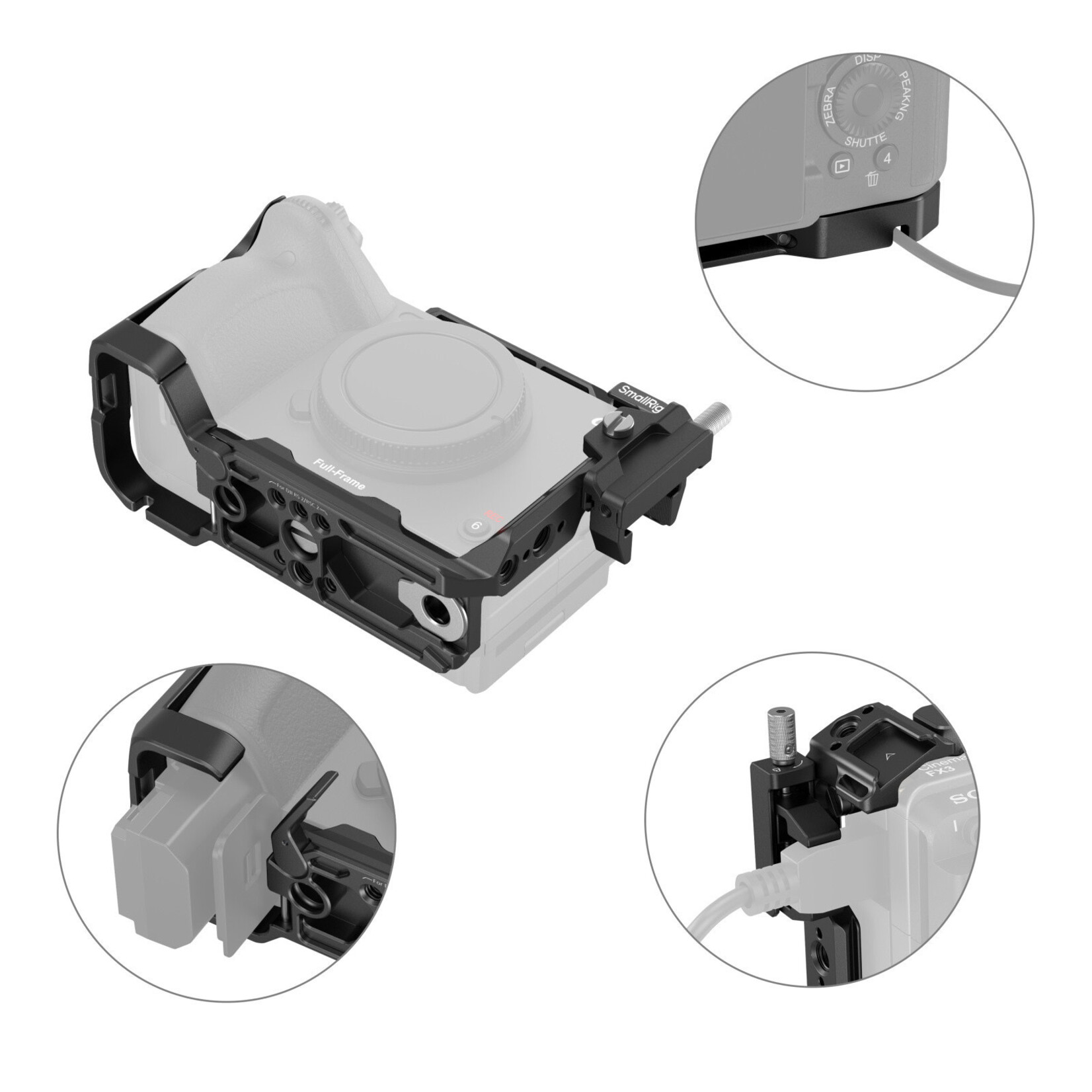 SmallRig SmallRig Cage for Sony FX3 Cinema Camera 4183B 91995