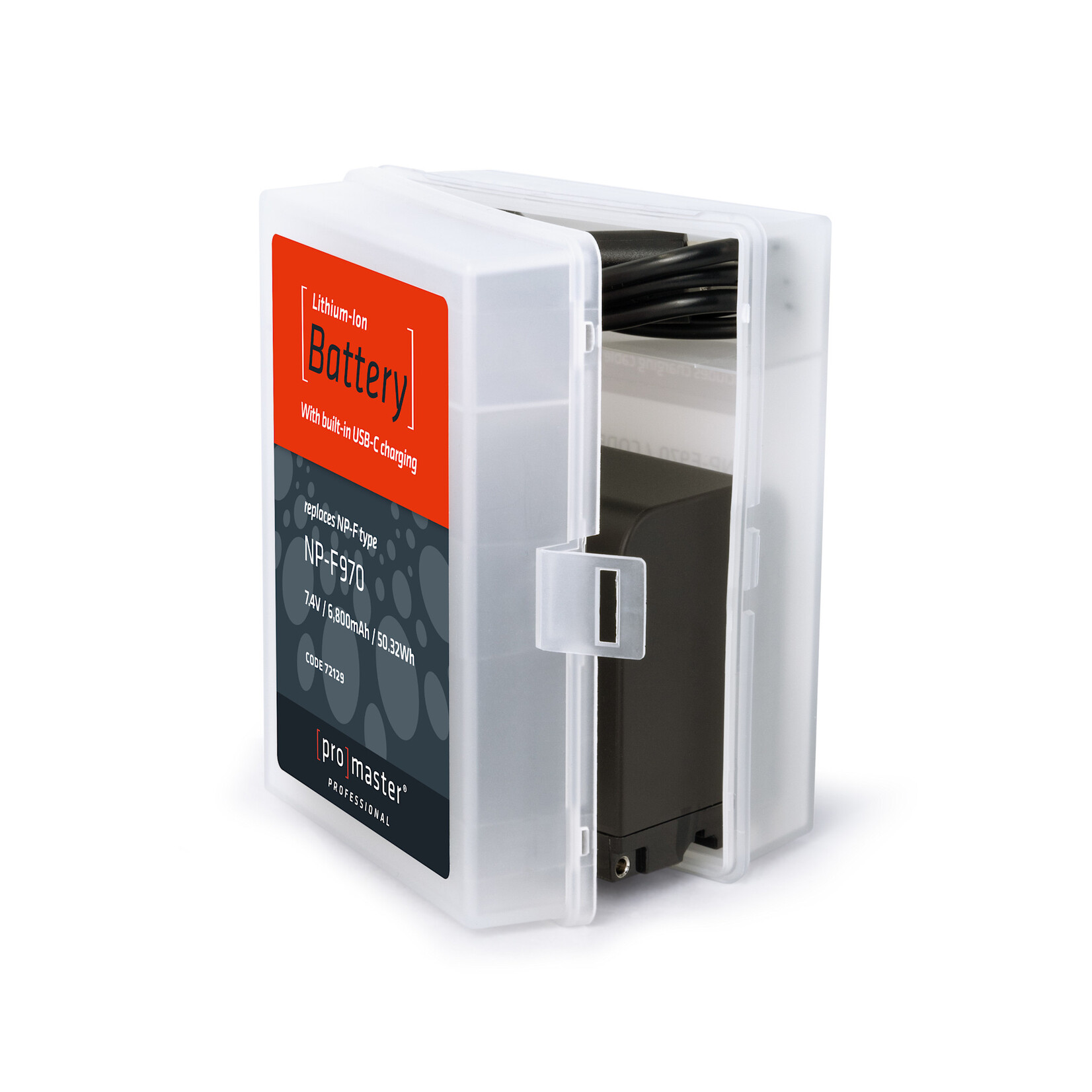 Promaster PRO NP-F970 Battery f/Sony w/USB_C Charging 72129