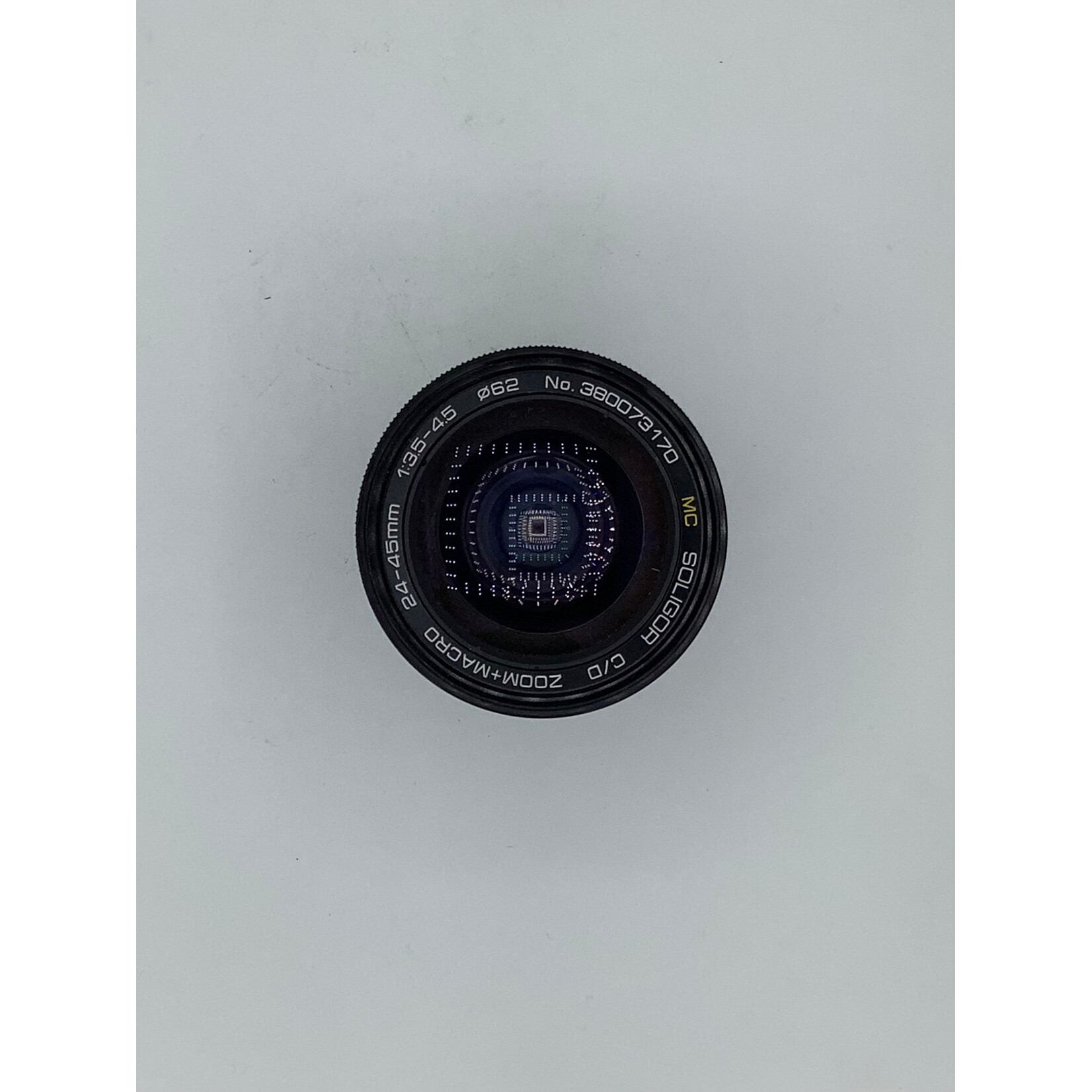 Soligor C/D ZOOM+MACRO 24-45mm 3.5-4.5 f/pentax k SN#380073170