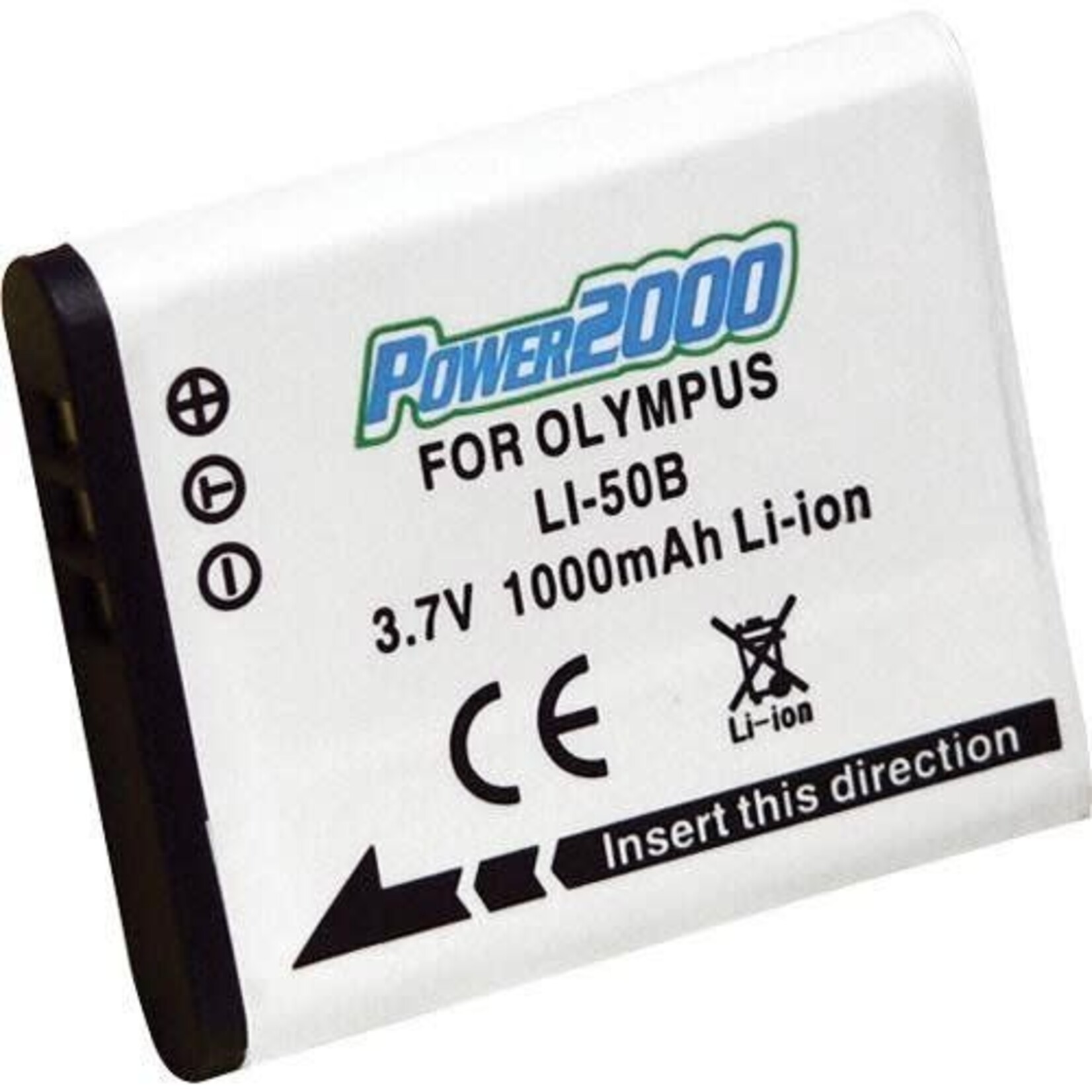 Power2000 ACD-286 Battery f/Olympus Li-50B Pentax D-Li92 VPLI50B