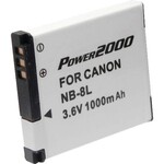 Power2000 ACD-313 Battery f/Canon NB-8L VPNB8L