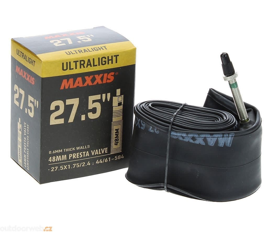 Maxxis Maxxis, Ultralight, Tube, Presta, Length: 48mm, 27.5'', 1.75-2.40