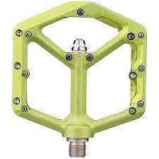 Spank Spank, Oozy, Platform Pedals, Body: Aluminum, Spindle: Cr-Mo, 9/16'', Green