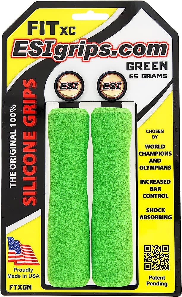 ESI E.S.I., Fit CR, Grips, 130mm, Green, Pair