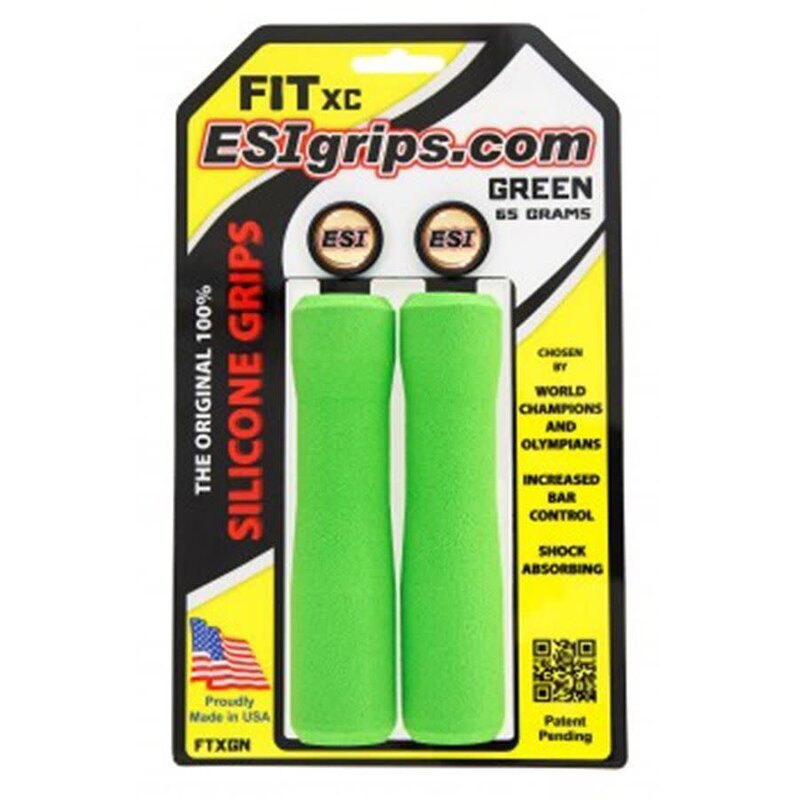 ESI E.S.I., Fit CR, Grips, 130mm, Green, Pair