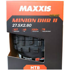Maxxis Maxxis, Minion DHR2, Tire, 27.5''x2.80, Folding, Tubeless Ready, 3C Maxx Terra, EXO+, Black
