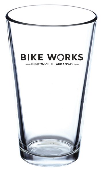 Bike Works, 16 oz, Pint Glass