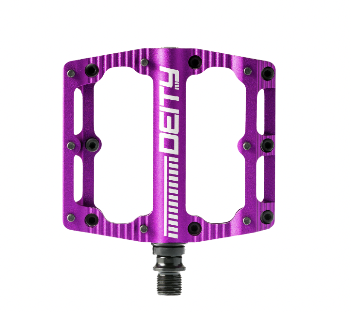 Deity Deity, Black Kat Pedals, Aluminum 9/16", Purple