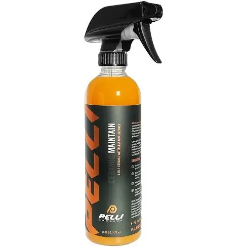 PELLI Bike Care PELLI Bike Care, Ceramic Maintain, 3 in 1 Ceramic Waterless Bike Cleaner, 16 oz Spray Bottle