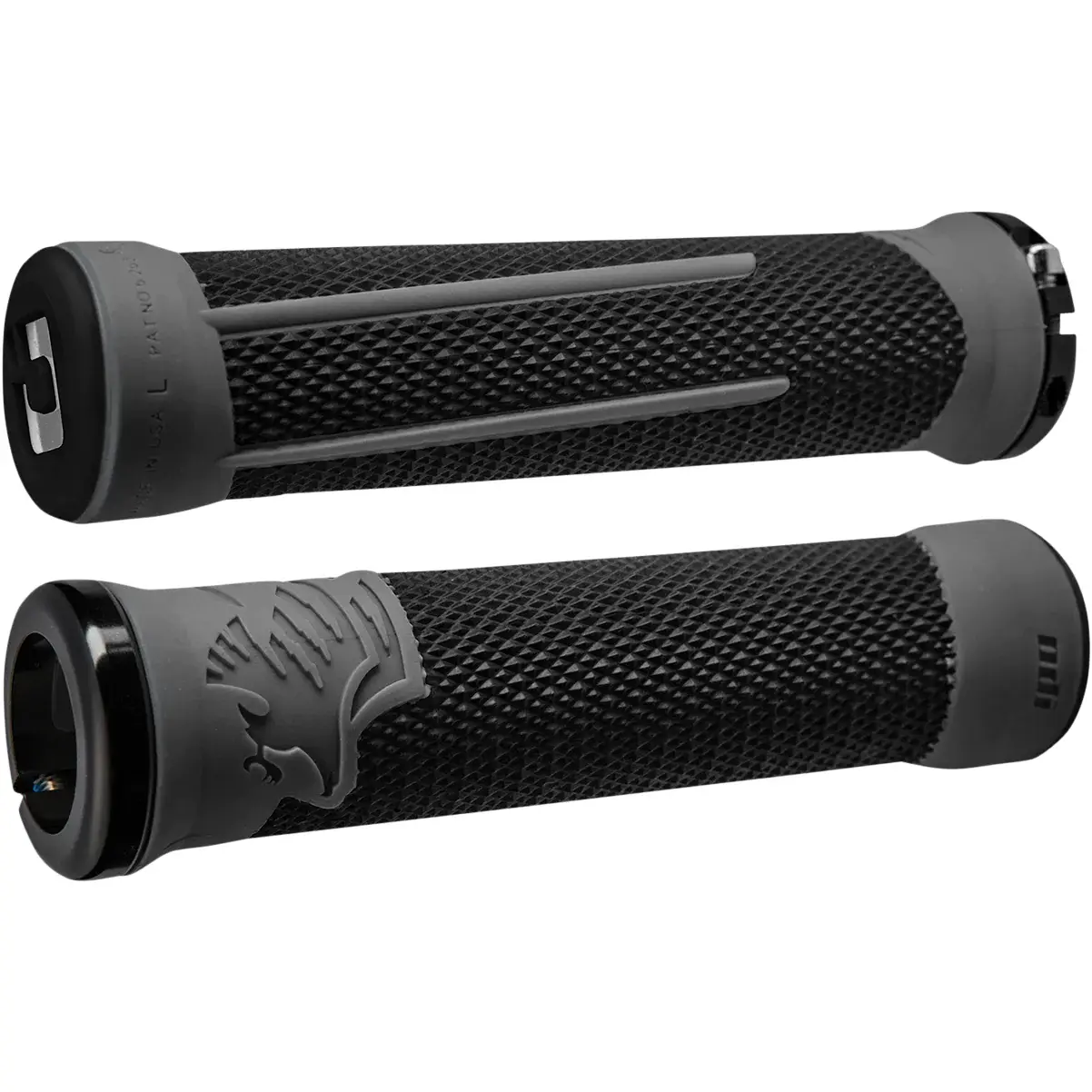 ODI ODI, AG2 Grips, Black/Graphite, Lock-On