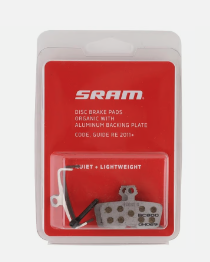 SRAM SRAM, Guide/Trail, Disc Brake Pads, Organic with Aluminum Backing Plate - Quiet/Light, Pair